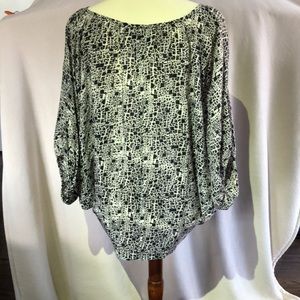 Print silk blouse, Chelsea Flowers